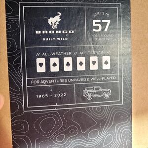 Bronco playing cards